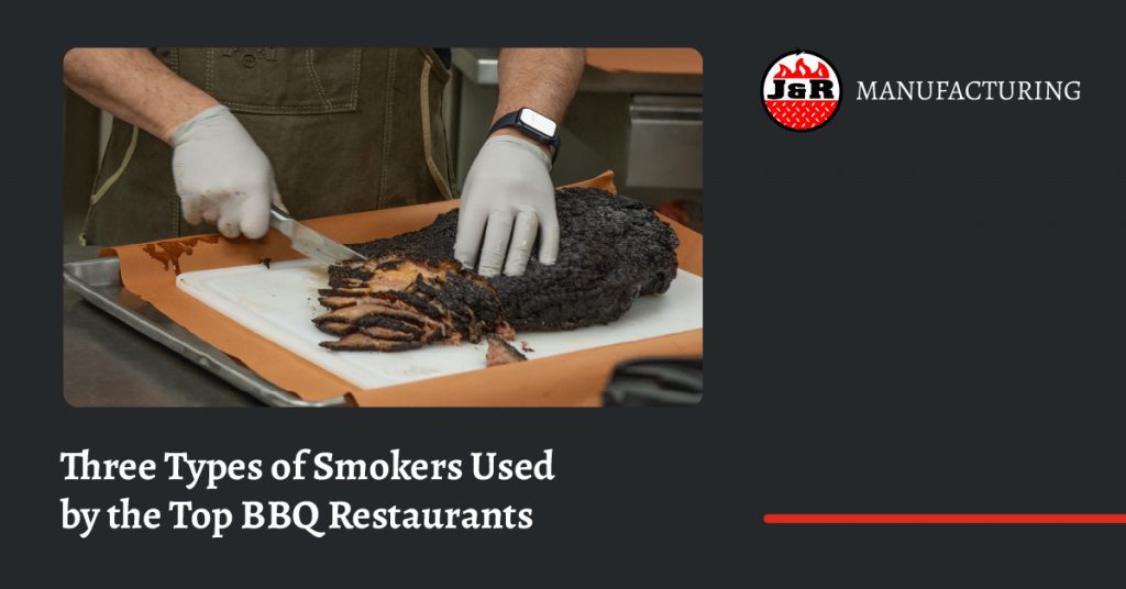 Three Types of Smokers Used by the Top BBQ Restaurants infographic