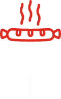 Sausage on fork icon
